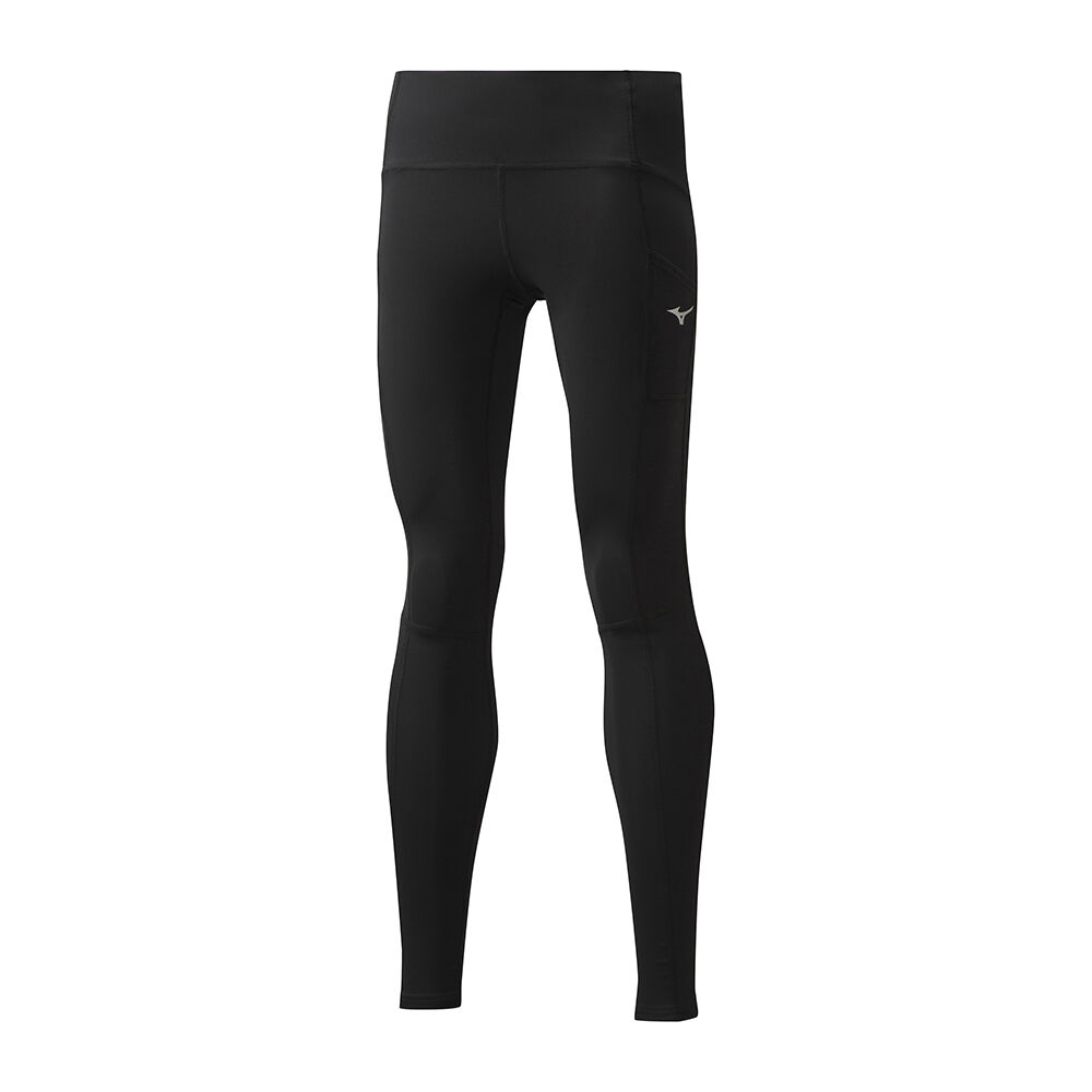 Damske Legíny Mizuno Core Long Bezecke Čierne Vypredaj PFQJ34695